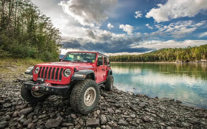 Witness the custom Jeep's Off-Road charm in this captivating photo, taken by Texas Truck Works