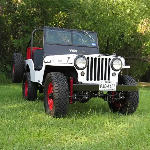 Explore the adventure with this captivating custom Jeep, skillfully captured by Texas Truck Works
