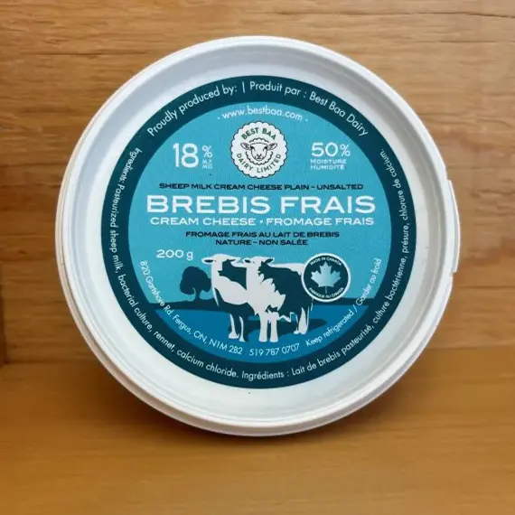 200g Plain Brebis Sheep Cheese (spreadable)