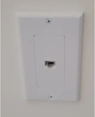 We provide expert services in cleaning and flush installation of CAT6 Keystone Decora Wall Plates