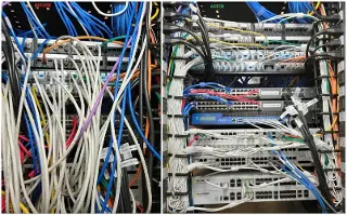 Experience a meticulous 42U Server Rack Cleanup by Kunsten Technologies Inc.