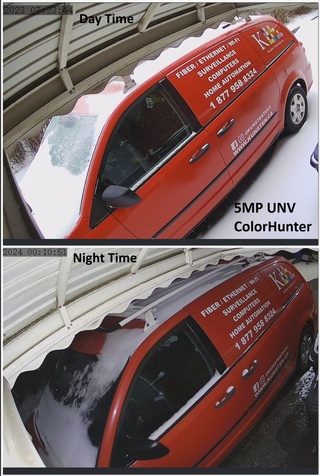 Quality of Uniview 5MP Camera for Day and Night by Kunsten Technologies Inc.