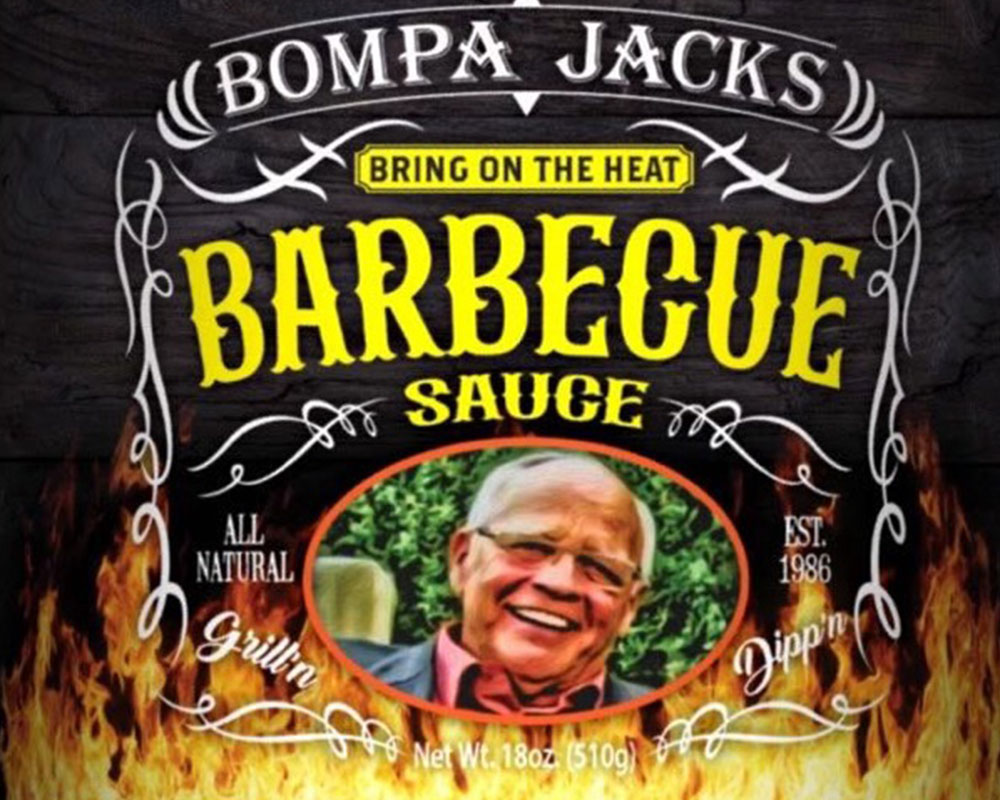 Experience the rich taste of Non-Spicy BBQ Sauce from Bompa Jacks LLC by purchasing it online