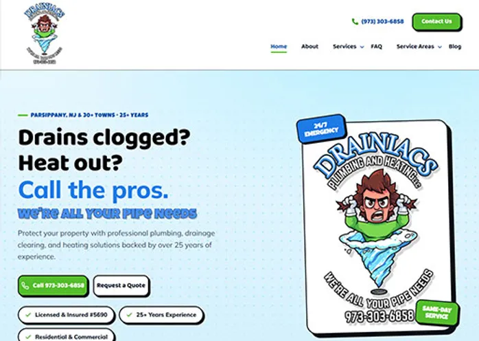  Drainiacs Plumbing And Heating