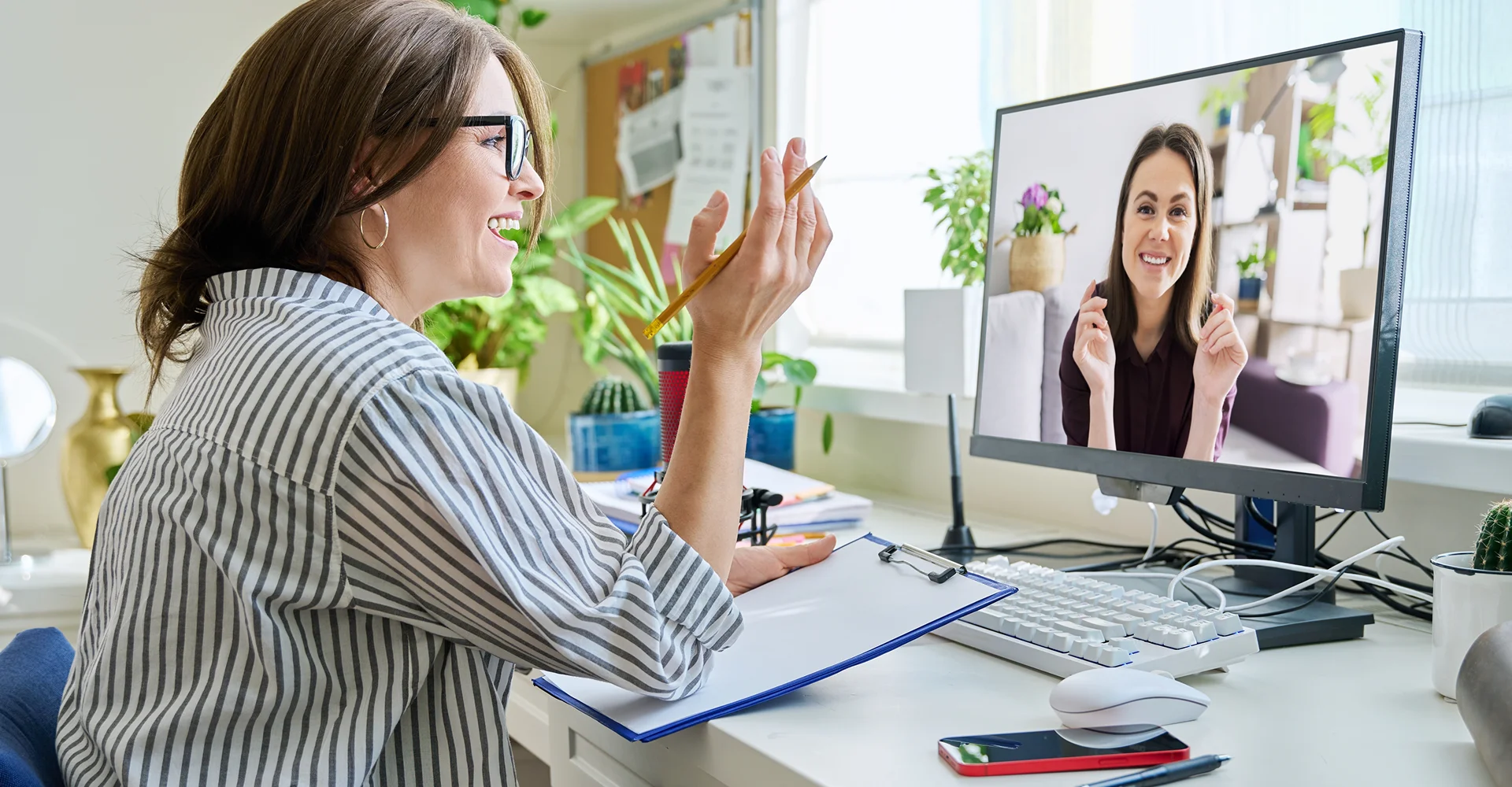 Online mental health counseling session in Florida