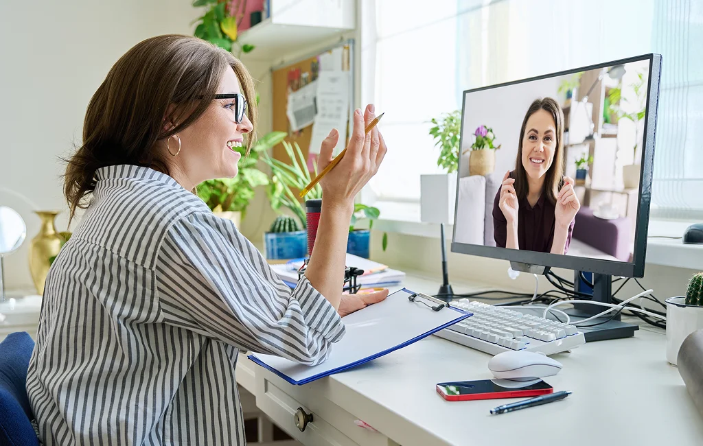 Online mental health counseling session in Florida
