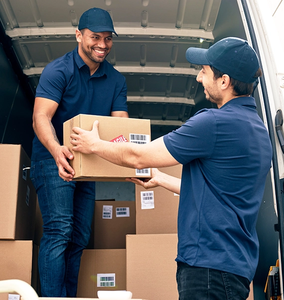 packing and moving services in Clayton team at work