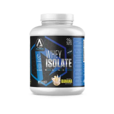 Whey Isolate Protein, Banana, 5lbs