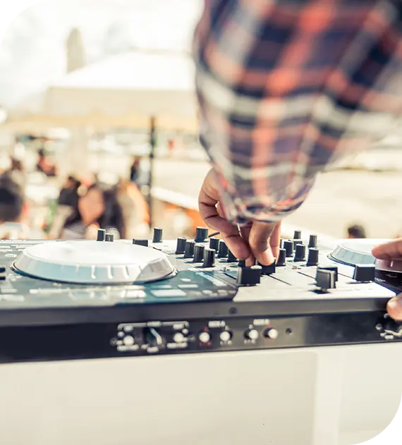 Corporate DJ Services in Oliver Paipoonge event stage
