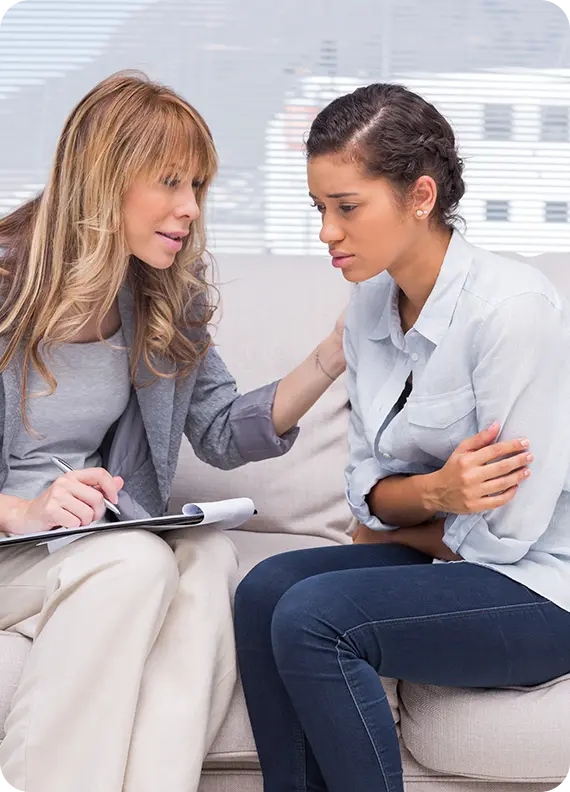 Secure video call for PTSD treatment at home