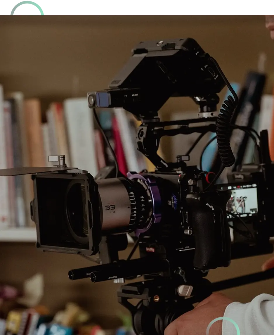 Professional media production in Kamloops equipment setup