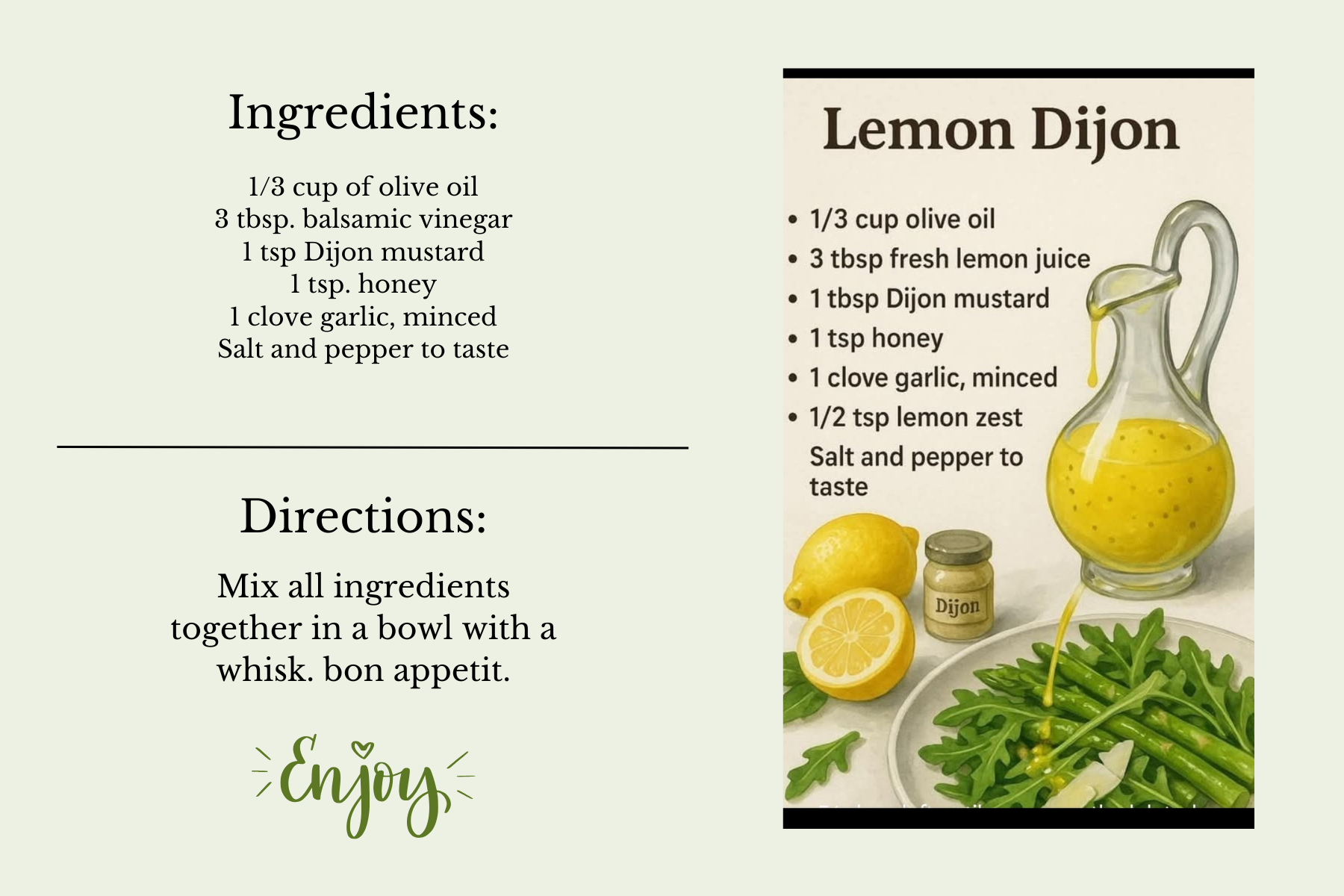 Lemon Dijon
