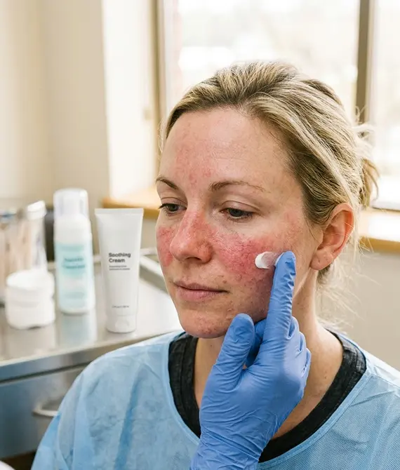 Red Facial Skin Treatment in Clarksville TN