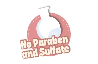 NO Paraben and sulfate