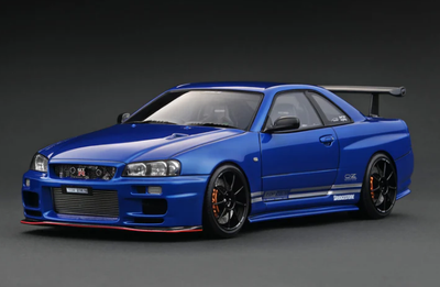 IGNITION MODEL 1/18 TOP SECRET 34GT-R (BNR34) Blue Metallic IG3641