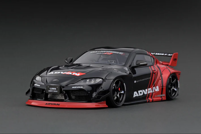 IGNITION MODEL 1/18 - IG2650 LB-WORKS TOYOTA SUPRA (A90) Black/Red