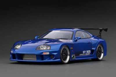 IGNITION MODEL 1/18 - IG2488 - TOP SECRET GT300 Supra (JZA80) Blue Metallic