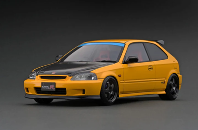 IGNITION MODEL 1/18 - IG2676 - Honda CIVIC (EK9) Type R Yellow