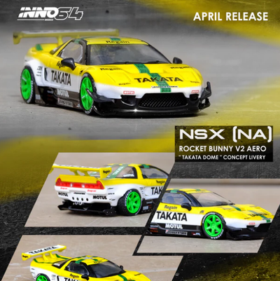 Inno64 1/64 Honda NSX (NA) Rocket Bunny V2 Aero 