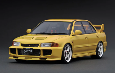IGNITION MODEL 1/18 Mitsubishi Lancer Evolution III GSR (CE9A) Yellow - IG3551