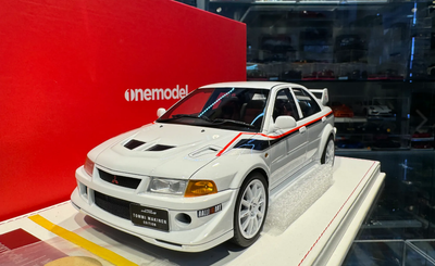 OneModel 1/18 Mitsubishi Lancer Evolution VI T.M.E White (Last One In Stock)