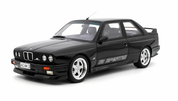 OttOmobile - AC Schnitzer BMW M3 (E30) ACS3 Sport 2.5 (Diamond Black Metallic) 1:18 Scale - OT1033
