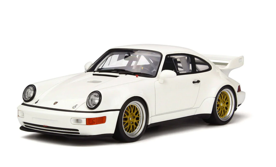 GT Spirit - Porsche 911 RSR (964) (Grand Prix White) 1:18 Scale Model Car - GT716
