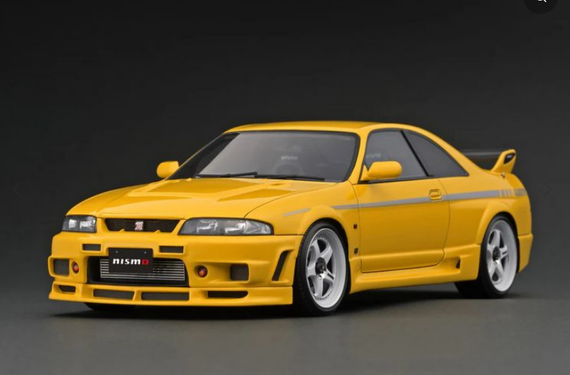 Ignition Model 1/18 NIssan Skyline GT-R NISMO 400R (BCNR33) Yellow - IG3658