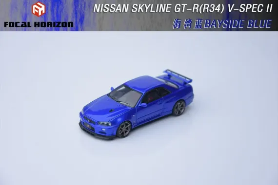 Focal Horizon FH 1:64 Skyline GT-R R34 V-SPEC-II version - Limited to 999 pcs