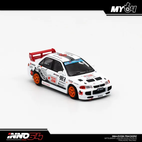 Inno64 1/64 Mitsubishi Lancer Evolution III "Trackerz Racing"