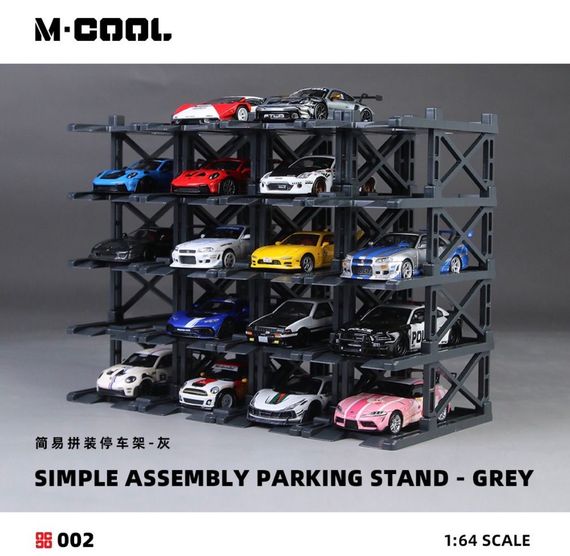 MCool Diorama 1/64 Simple Parking Stand Model - 3 Colors