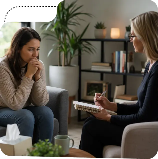 Licensed therapist in North Carolina providing support
