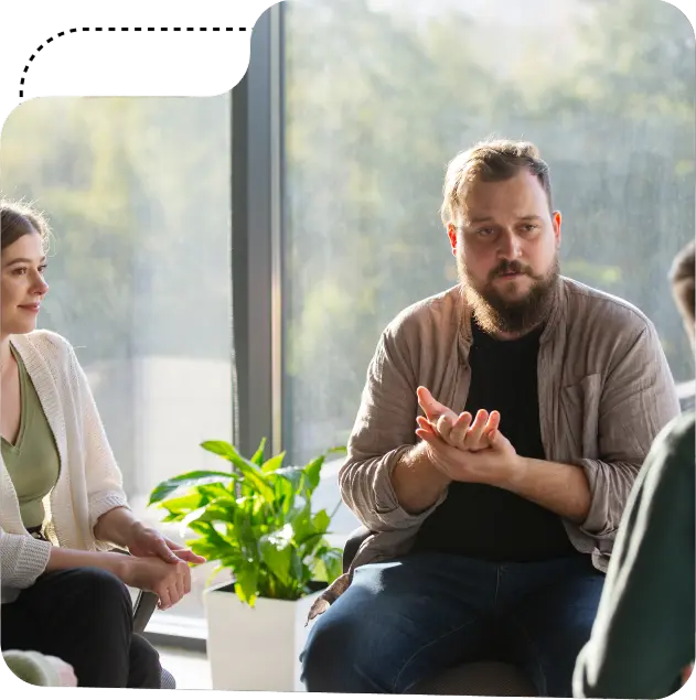Licensed mental health therapist in Tega Cay SC working with client