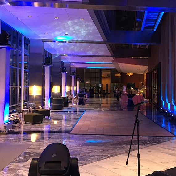 In-person event production in Maryland conference venue