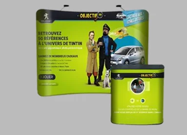 Curved Tension Fabric Displays