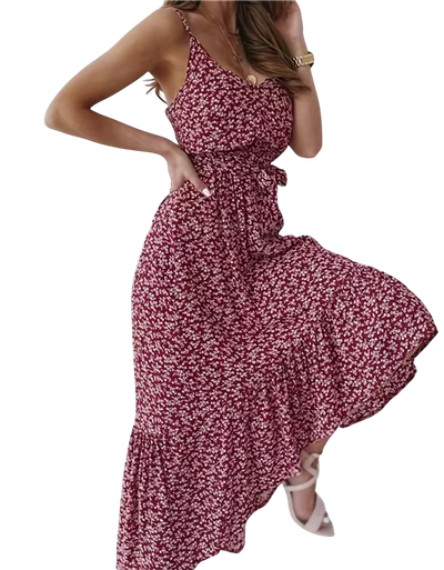 Flora Print Ruffle Dress