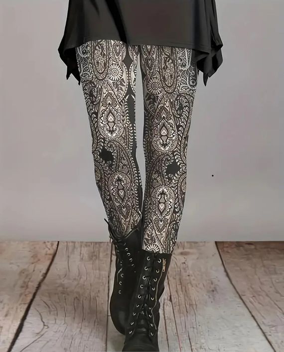 Paisley Floral Skinny leggings