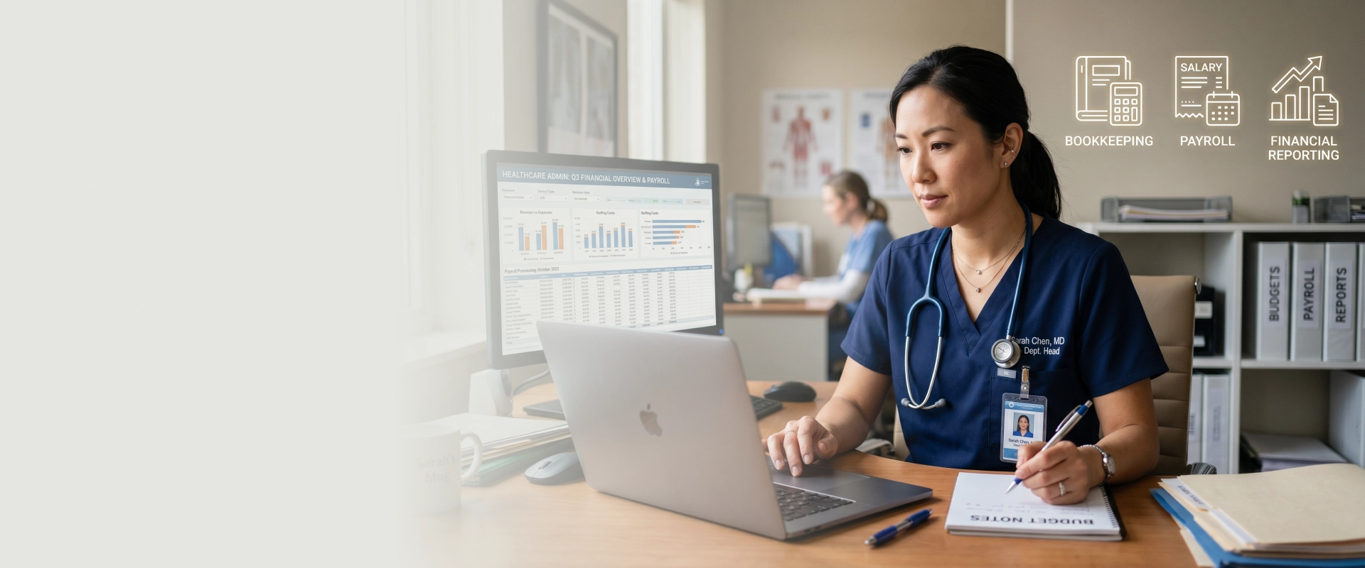 Healthcare bookkeeping services for optometrists and chiropractors