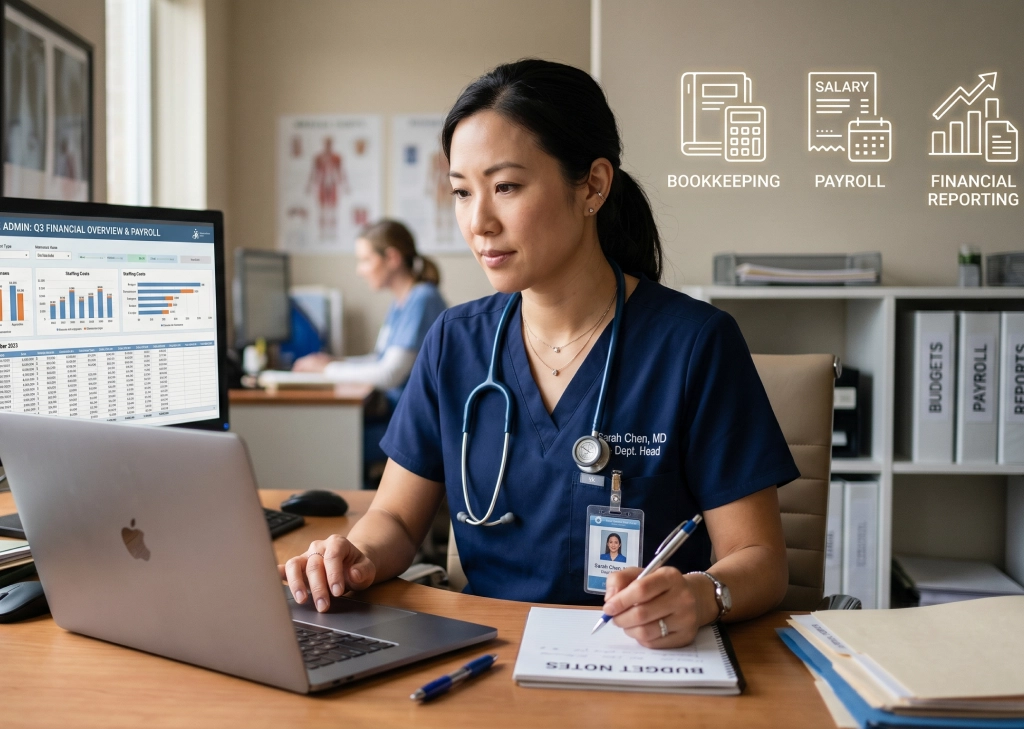 Healthcare bookkeeping services for optometrists and chiropractors