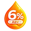 6% ABV