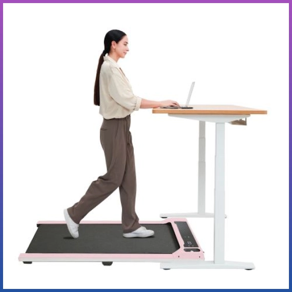 Walking Pad Under Desk Treadmill, Portable Small Treadmills for Home and Office