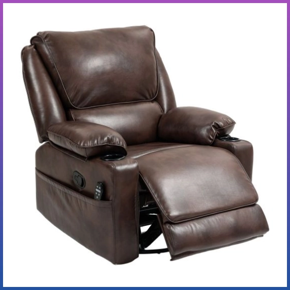 HOMCOM Recliner Massage Armchair with Heat