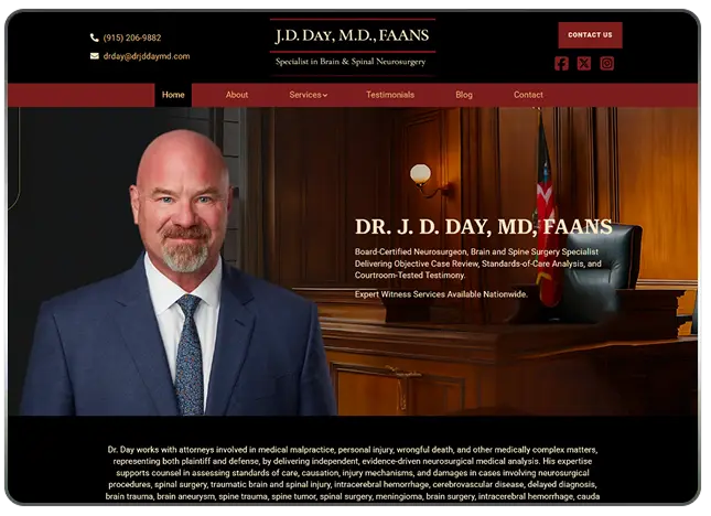 Dr. J. D. Day, MD, FAANS