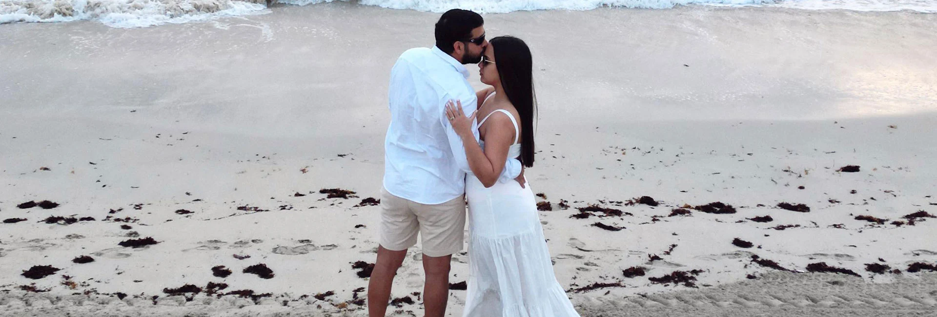 Engagement photographer in Tallahassee capturing sunset couple portrait
