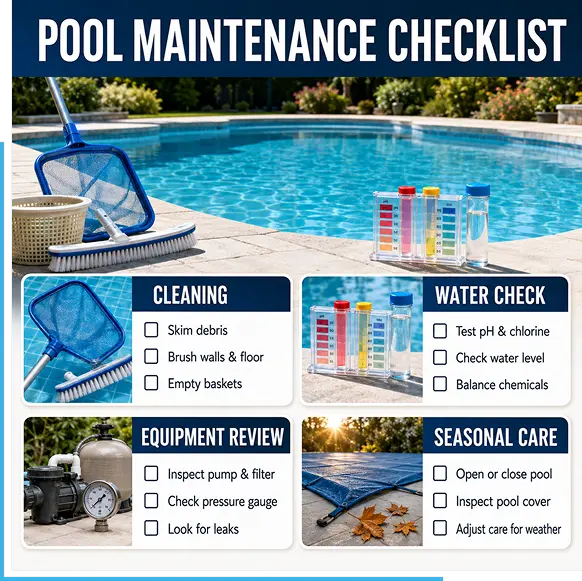 Pool cleaning services in Oakville for condominium properties