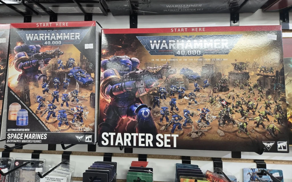 Warhammer tabletop gaming at Phoenix Nest Games in Athens