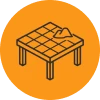 A play surface or local game store table