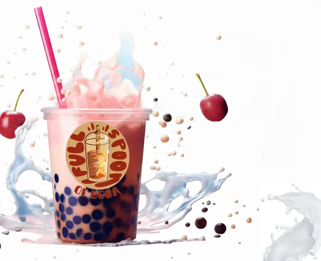 Colorful boba tea drinks at FullSpoon of Boba