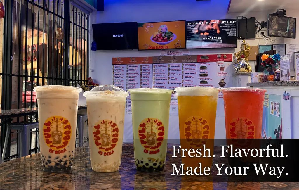 Authentic bubble tea at FullSpoon of Boba