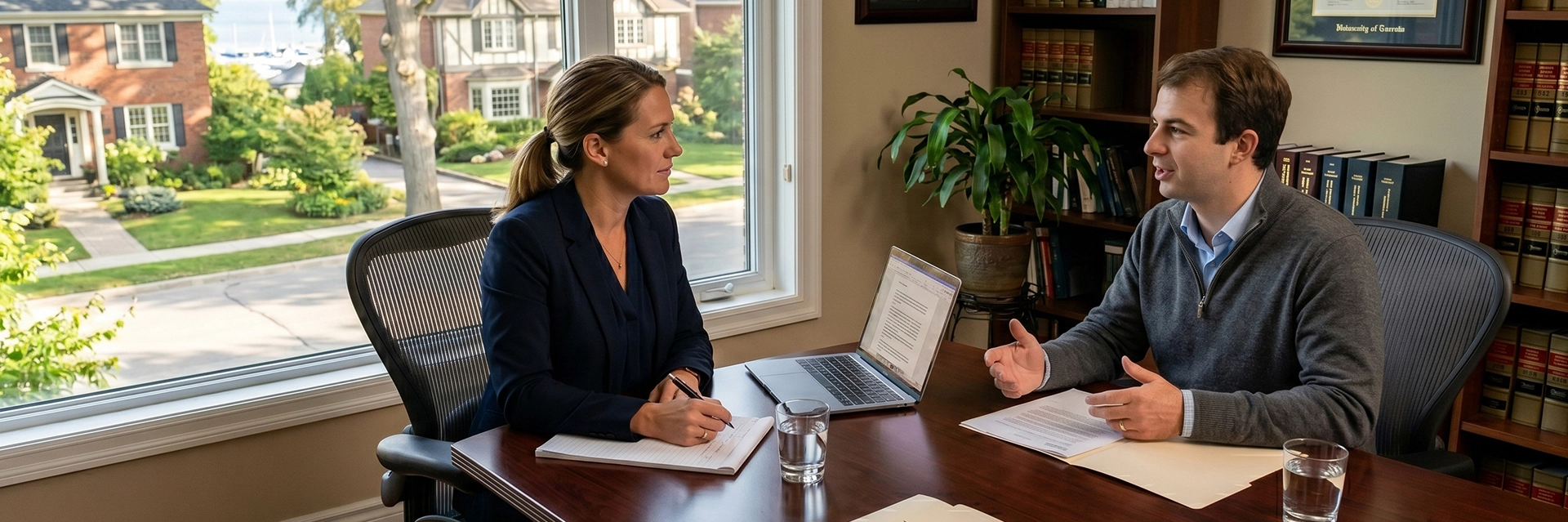 Real estate lawyer in Oakville Ontario consultation